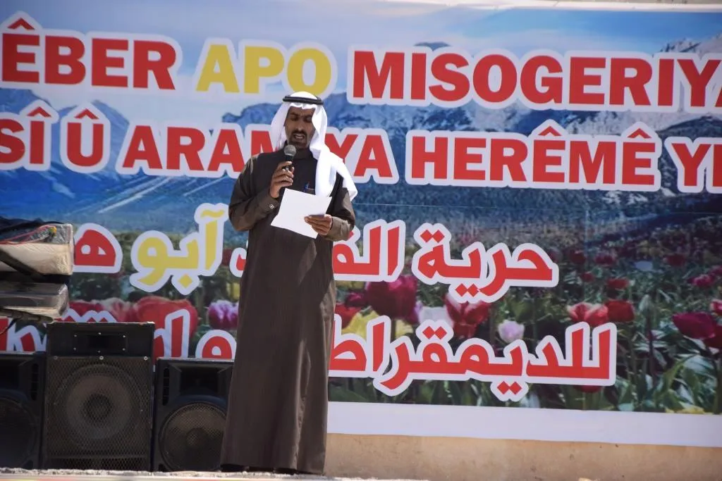 خلال فعالية كوباني الجماهيرية التأكيد على النضال لتحقيق الحرية الجسدية للقائد عبد الله أوجلان