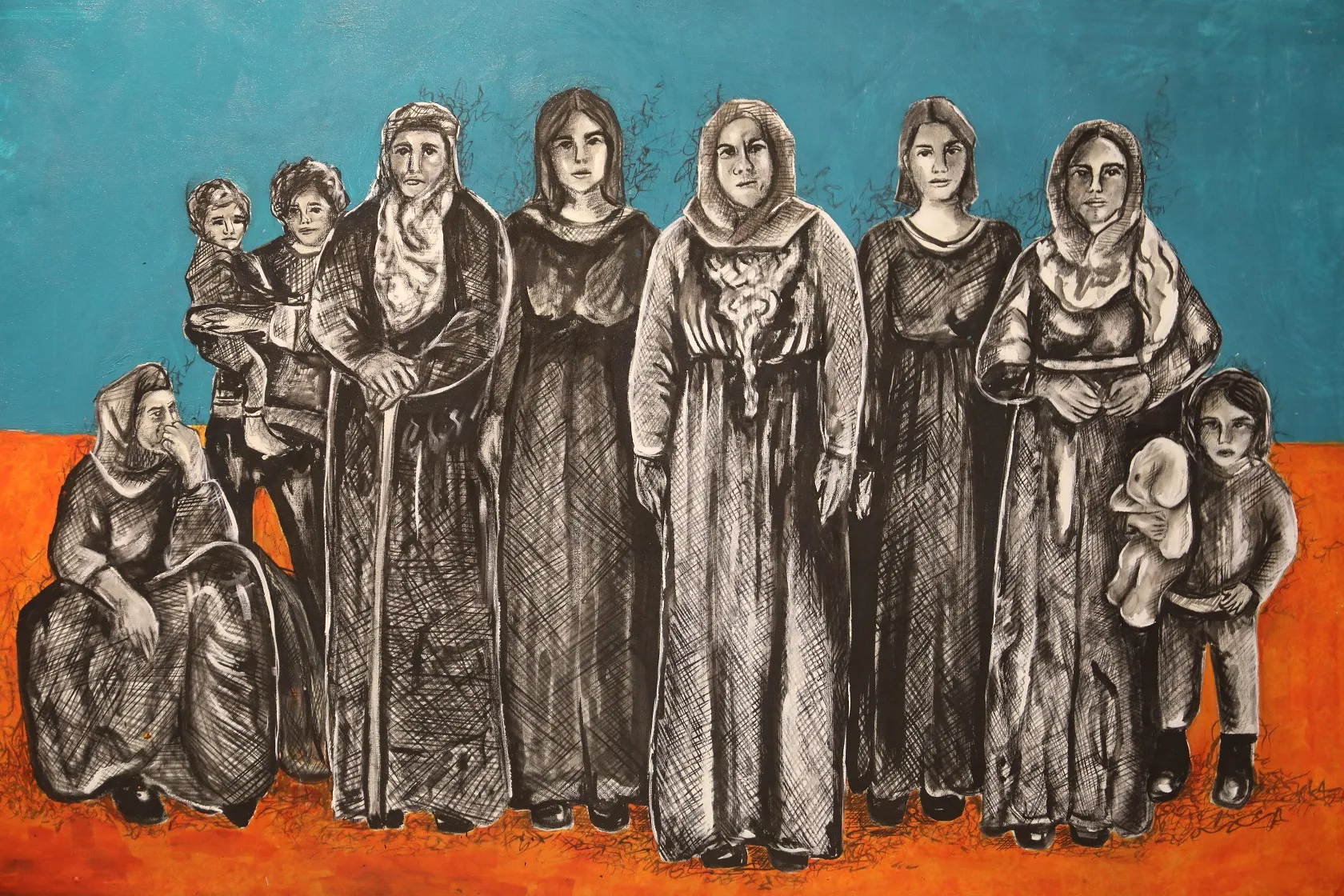 انطلاق فعاليات المعرض الثامن للفن التشكيلي في قامشلو