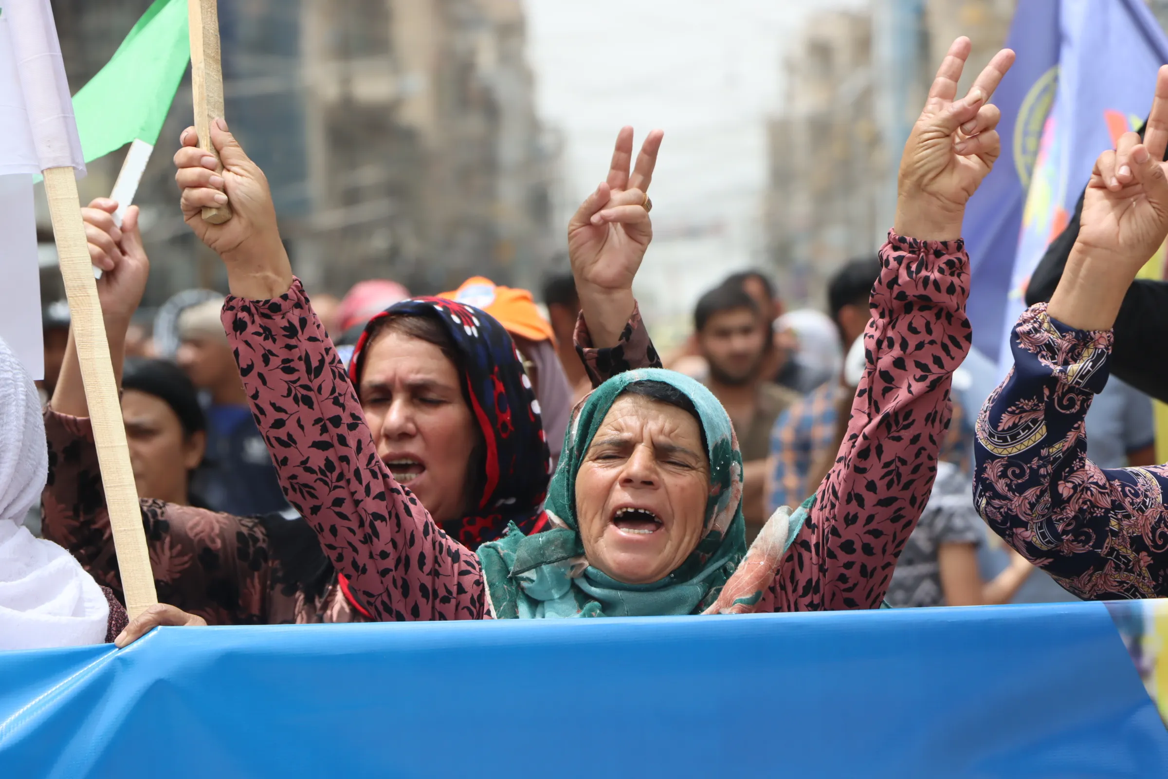 ​​​​​​​سخط شعبي واسع حيال محاولات الجيش العراقي محاصرة مخيم للاجئين