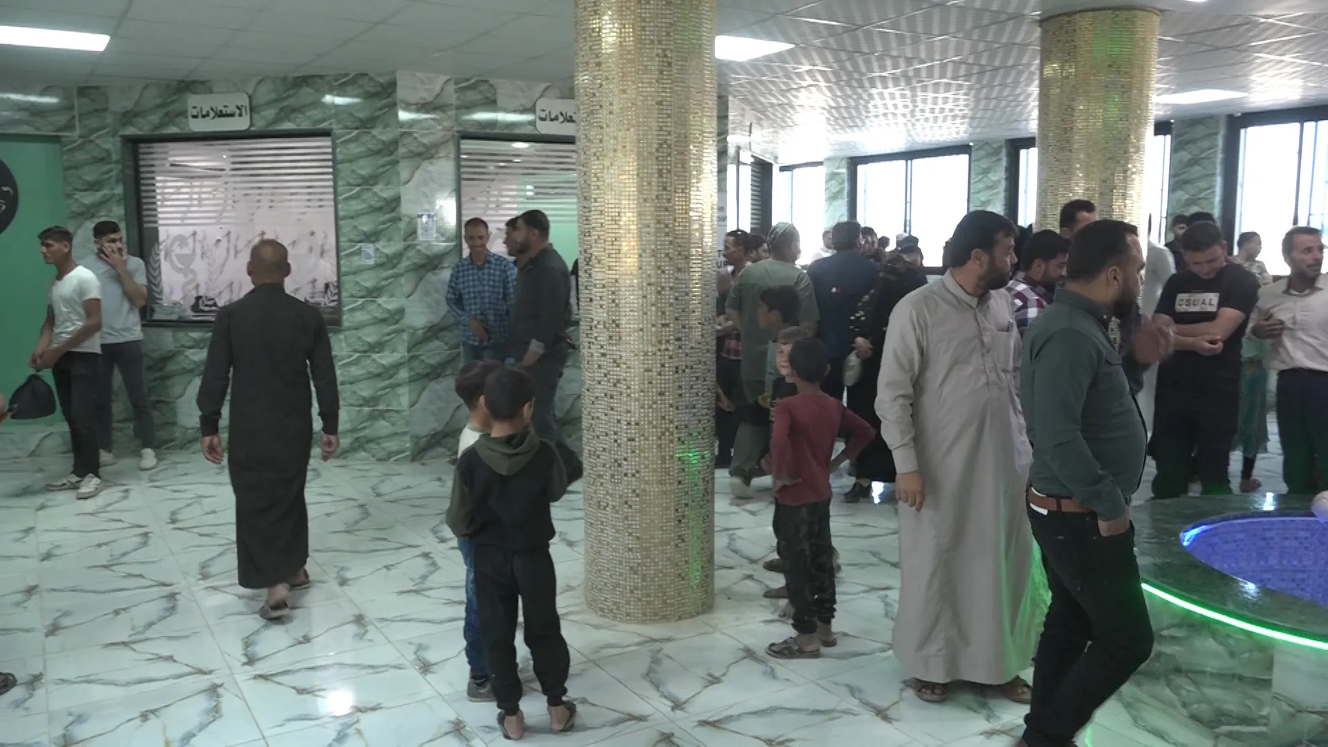 ​​​​​​​افتتاح مشفى الكسرة العام