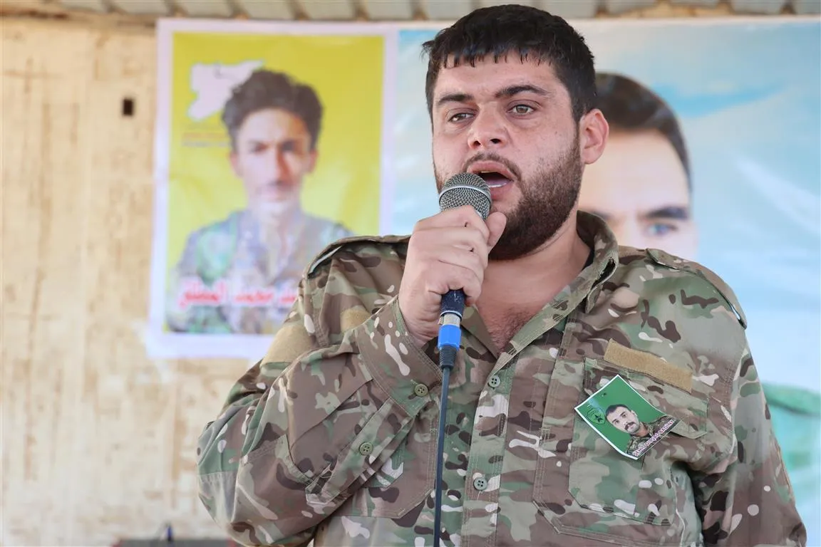 تشييع جثماني الشهيدين أحمد المطلق وصابر أحمد خلال مراسم مهيبة في الحسكة