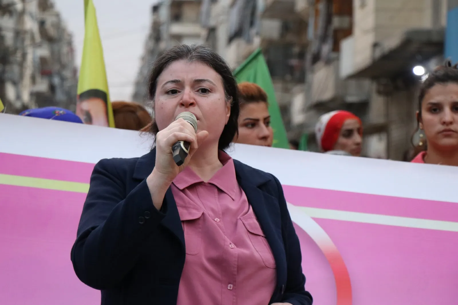 تظاهرة في حلب: لننتفض بوجه الذهنية الفاشية المحتلة في عفرين