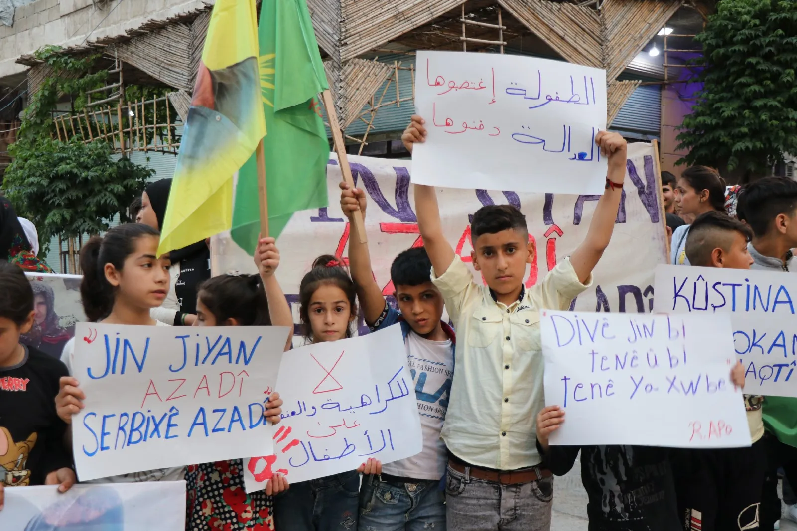 تظاهرة في حلب: لننتفض بوجه الذهنية الفاشية المحتلة في عفرين