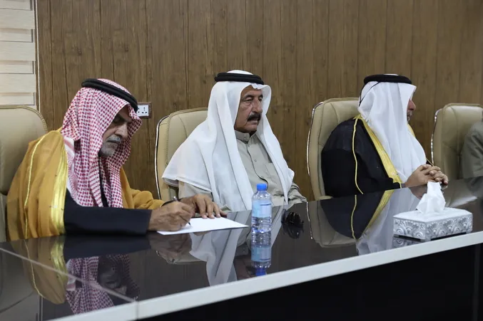 ​​​​​​​دائرة العلاقات الخارجيَّة تجتمع بهيئة أعيان شمال وشرق سوريا