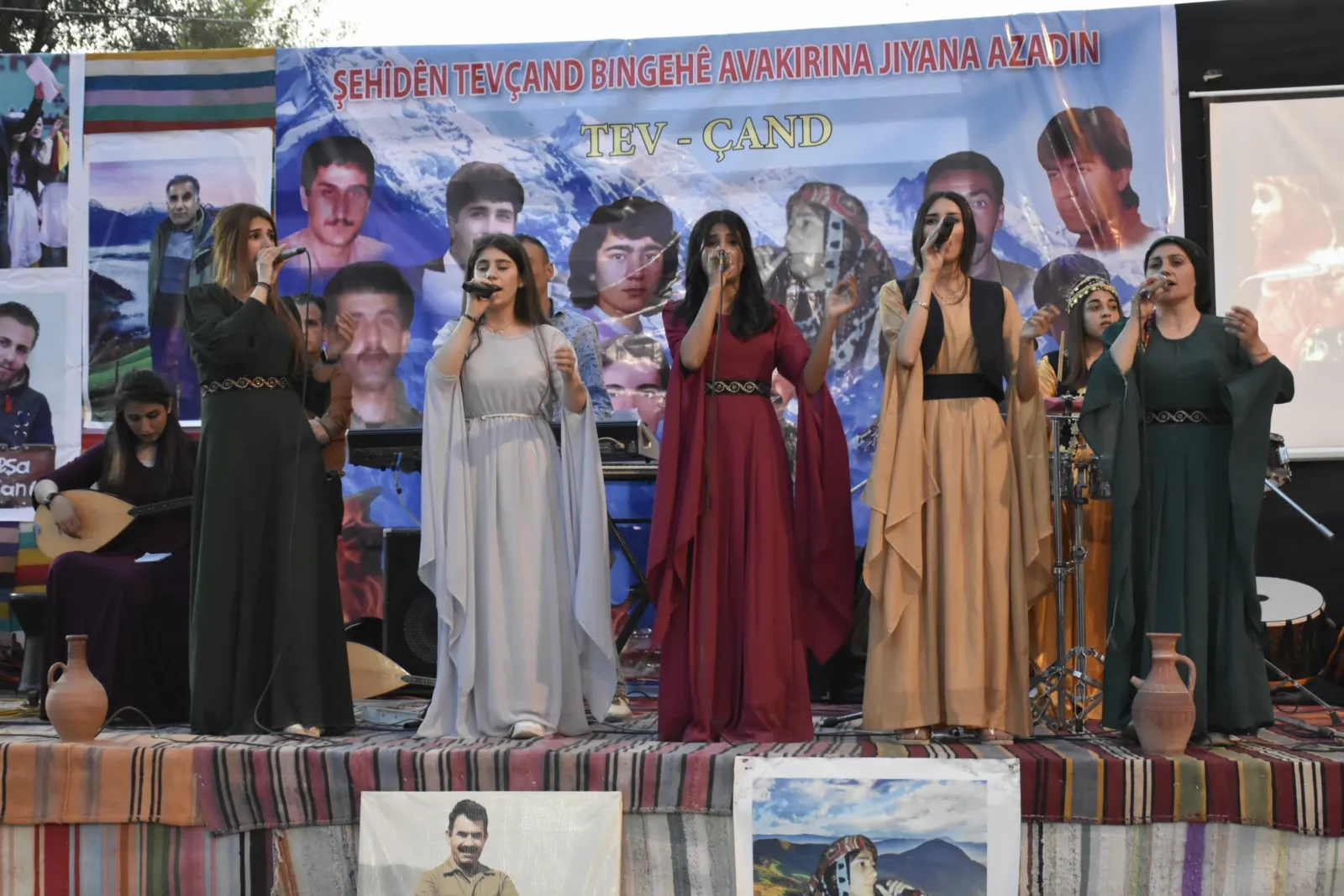 استذكار الفنانة الشهيدة مزكين في حلب