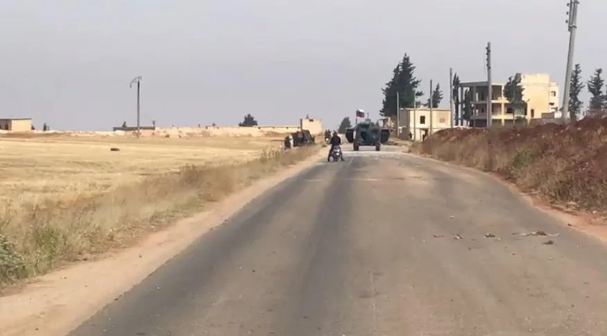 استهداف عربة عسكرية روسية في الشهباء