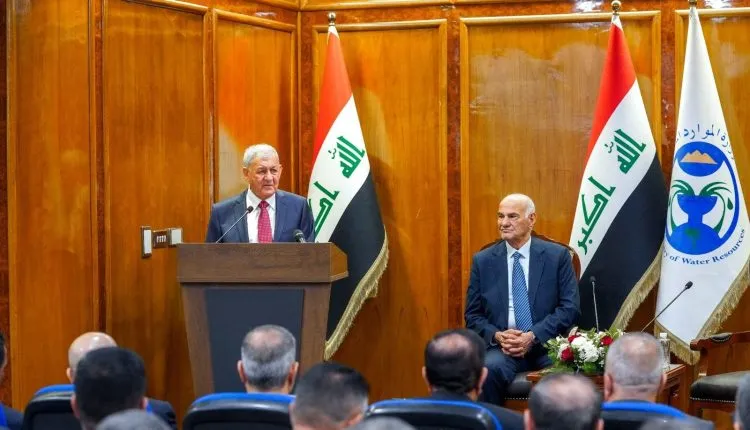 ​​​​​​​الرئيس العراقي يكشف عن تحركات بلاده لمعالجة أزمة المياه