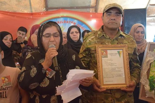 ​​​​​​​عائلة الشهيدة جاندا جيا تتعهد بمواصلة درب النضال حتى النفس الأخير