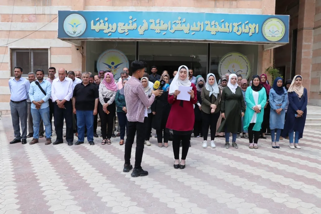 الإدارة المدنية في منبج: نقف صفاً واحداً مع قواتنا العسكرية