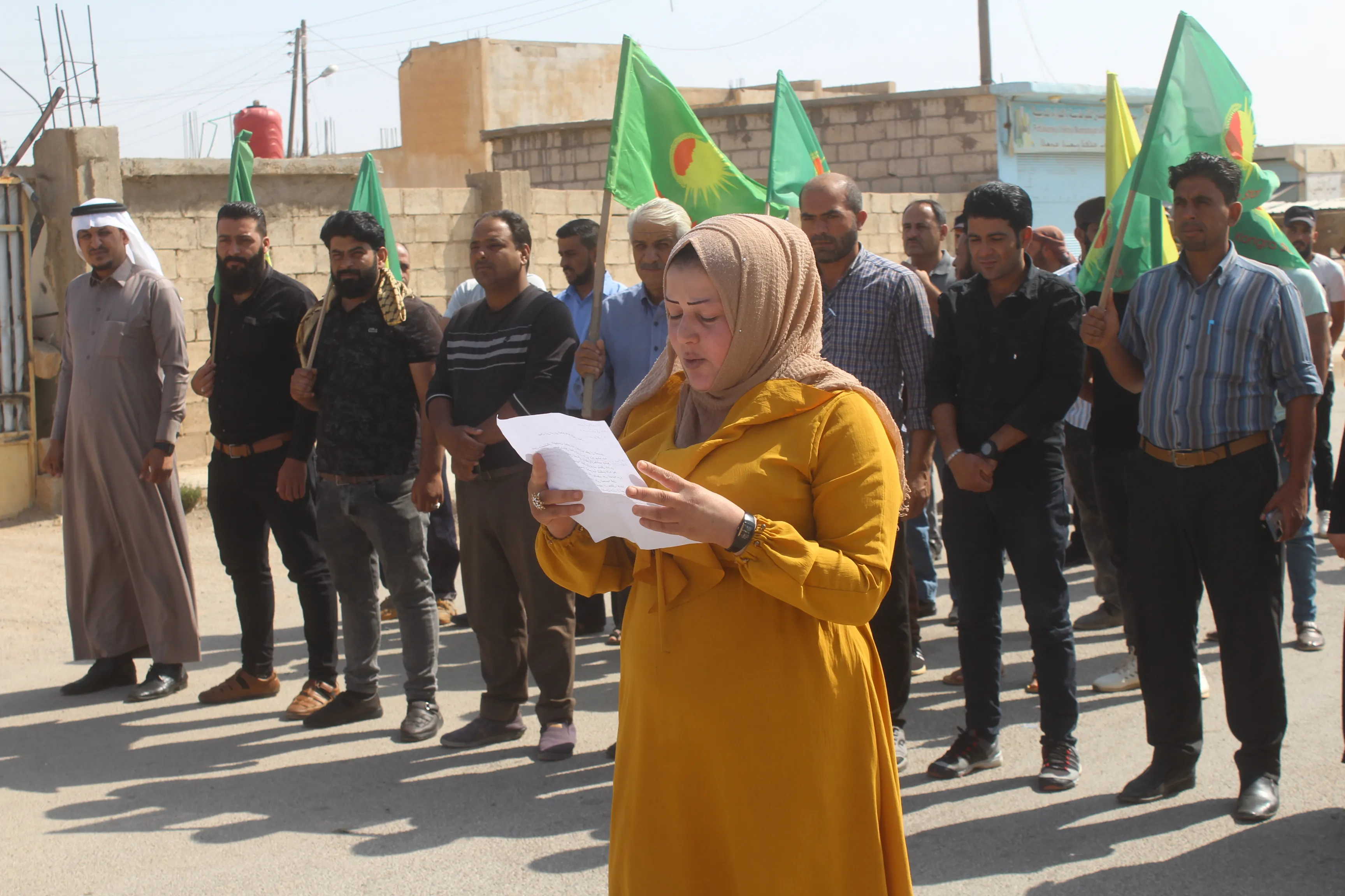 ​​​​​​​غضب واستياء شعبي إزاء هجمات الاحتلال التركي على المنطقة