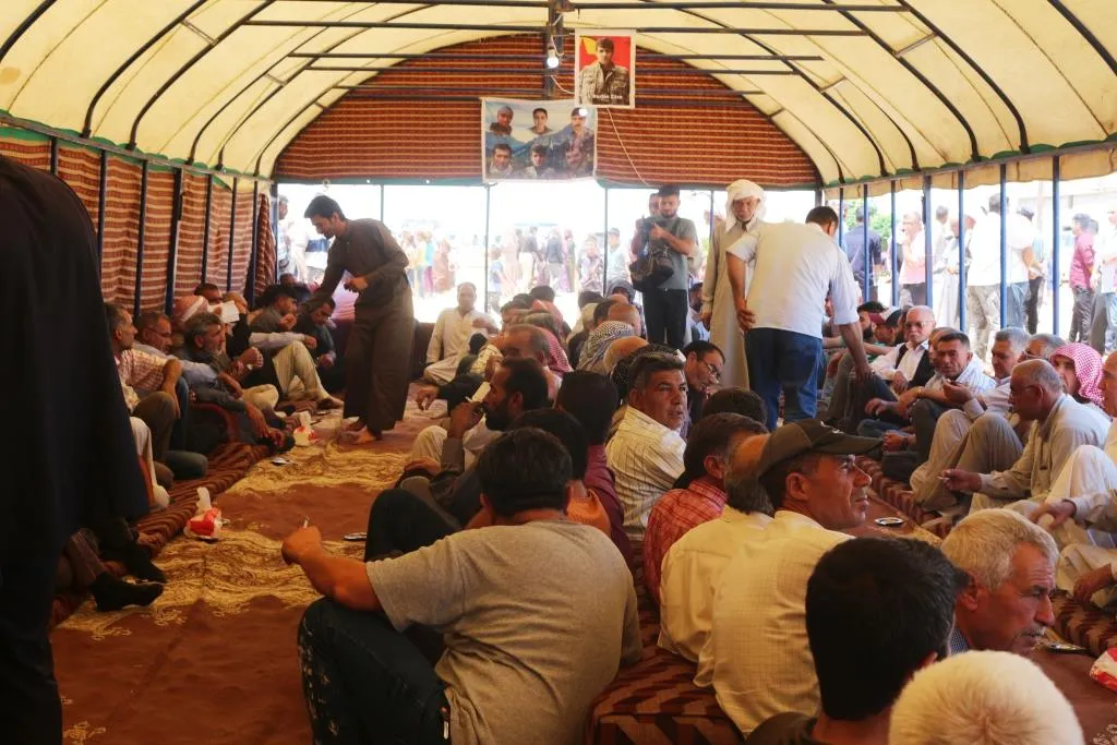 ​​​​​​​خلال مراسم عزاء في كوباني التأكيد على أن المصير والعدو واحد