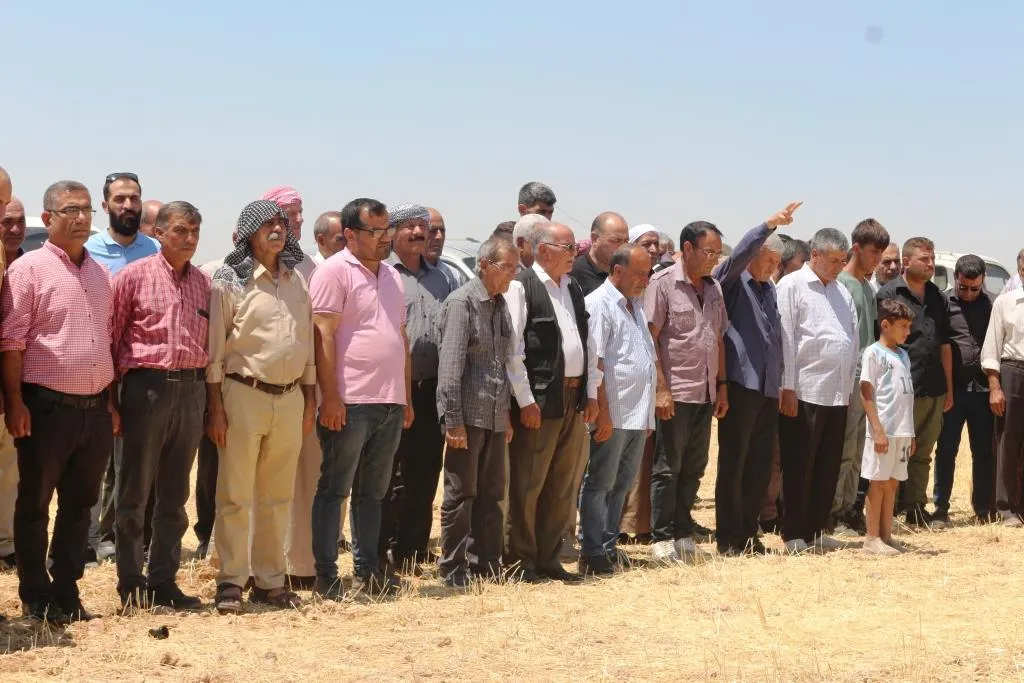 ​​​​​​​خلال مراسم عزاء في كوباني التأكيد على أن المصير والعدو واحد