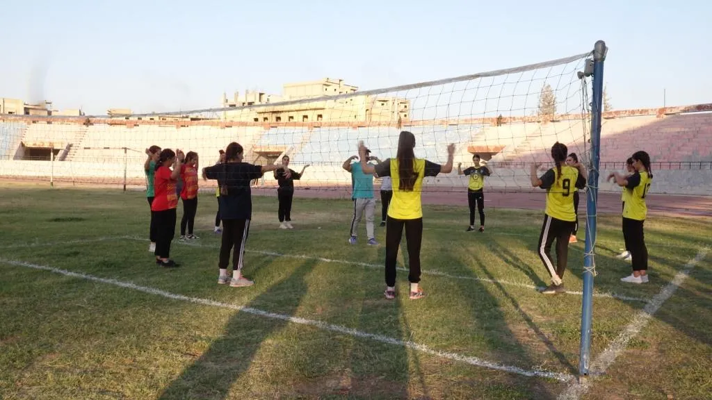 مهرجان الشهيدة نوجيان أوجلان الرياضي يقام في الرقة