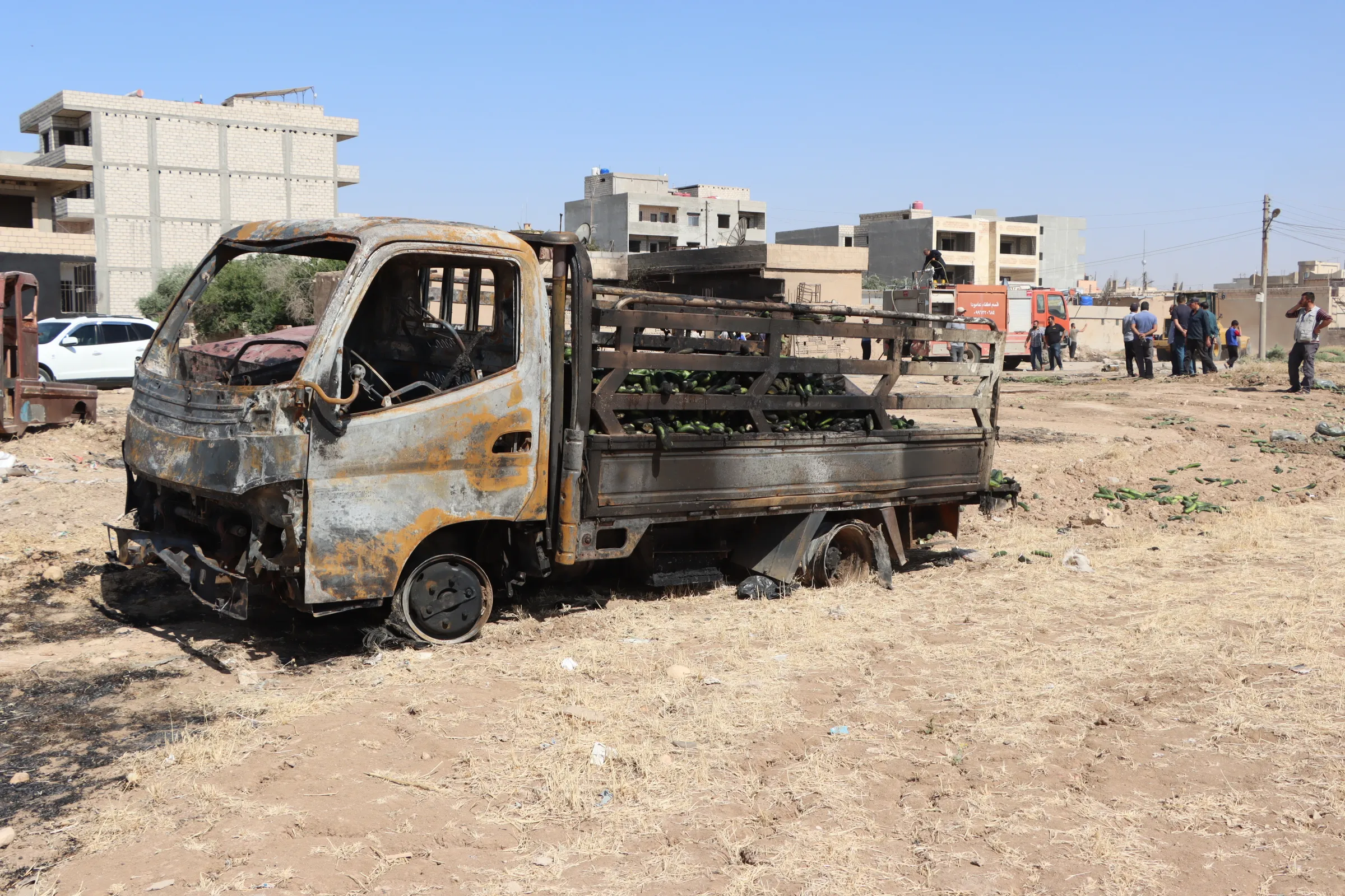 ​​​​​​​ارتفاع عدد ضحايا حادثة الحريق في عامودا