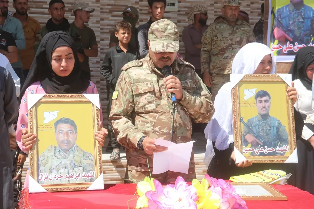 ​​​​​​​في مراسم تشييع بالشدادي: تلاحم الشعب مع قواته أثبت فعاليته كسلاح في ردع أي اعتداء
