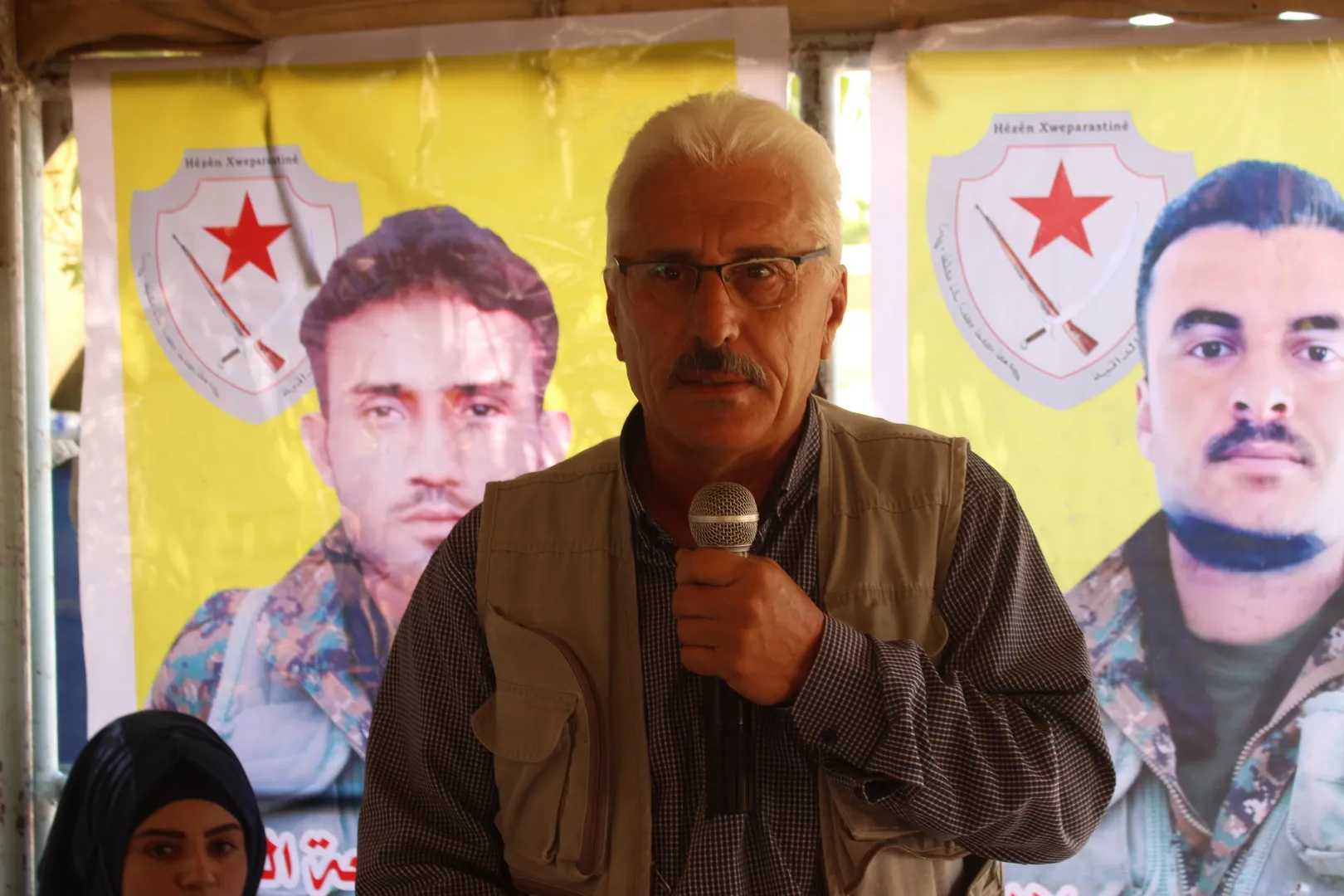 ​​​​​​​​​​​​​​​​​​​​​​​​​​"لن نتراجع عن المقاومة" رسالة أهالي تل براك تحت خيمة عزاء شهيدين