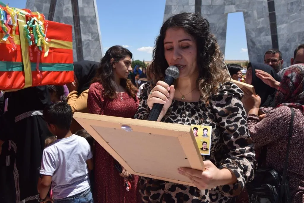 ​​​​​​​مراسم مهيبة لشهيد من الكريلا و3 شهداء من مجلس منبج العسكري