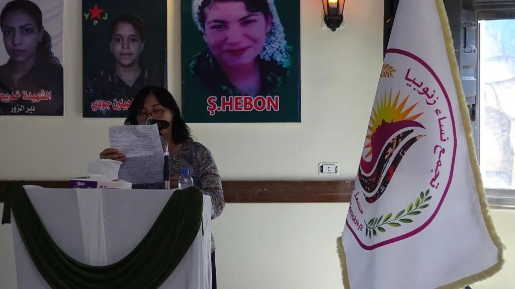​​​​​​​مشاركات في مؤتمر نساء زنوبيا: بفلسفة المرأة، الحياة، الحرية سنناضل لبناء سوريا ديمقراطية