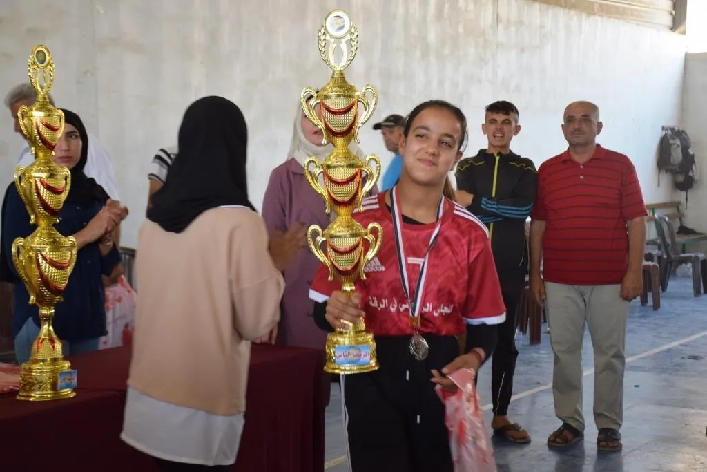 الجزيرة يتوج بطلاً لكرة سلة السيدات في شمال وشرق سوريا