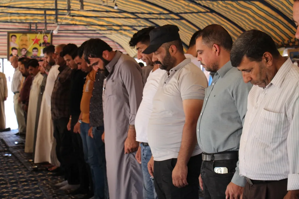  تحت خيمة شهداء منبج :سنكمل طريقهم وندافع عن الفكر والرسالة التي حموها