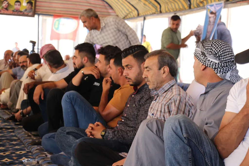  تحت خيمة شهداء منبج :سنكمل طريقهم وندافع عن الفكر والرسالة التي حموها
