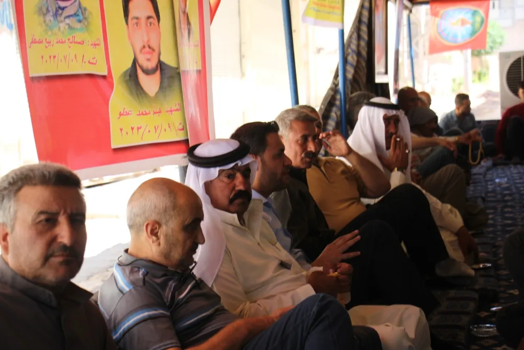  تحت خيمة شهداء منبج :سنكمل طريقهم وندافع عن الفكر والرسالة التي حموها