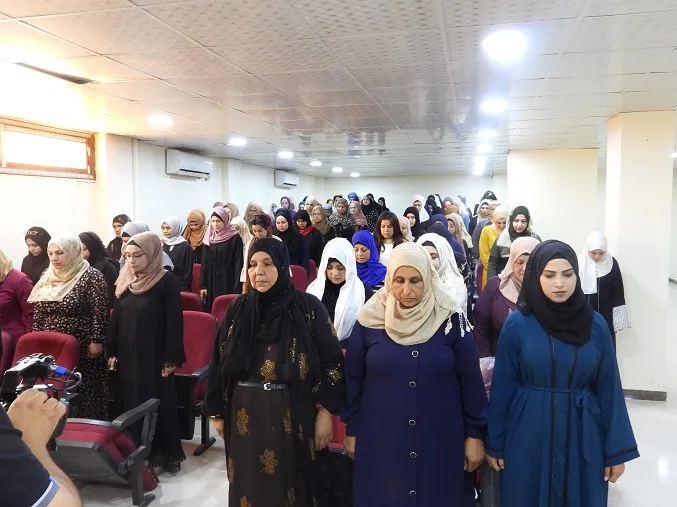اجتماع في الطبقة تحت شعار " المرأة الواعية أساس لبناء مجتمع ديمقراطي"