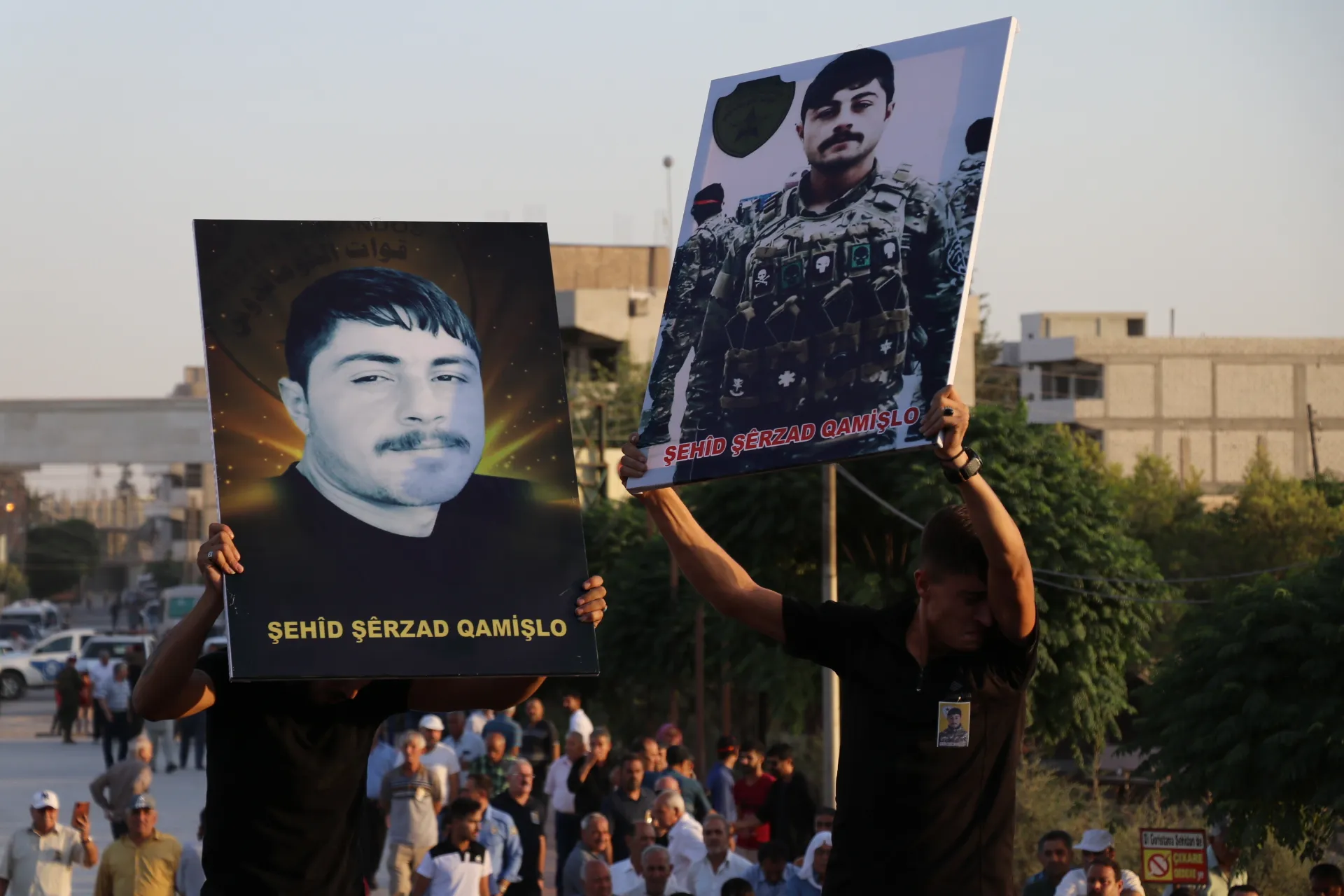 تشييع جثمان الشهيد محمد الإبراهيم إلى مثواه الأخير في قامشلو