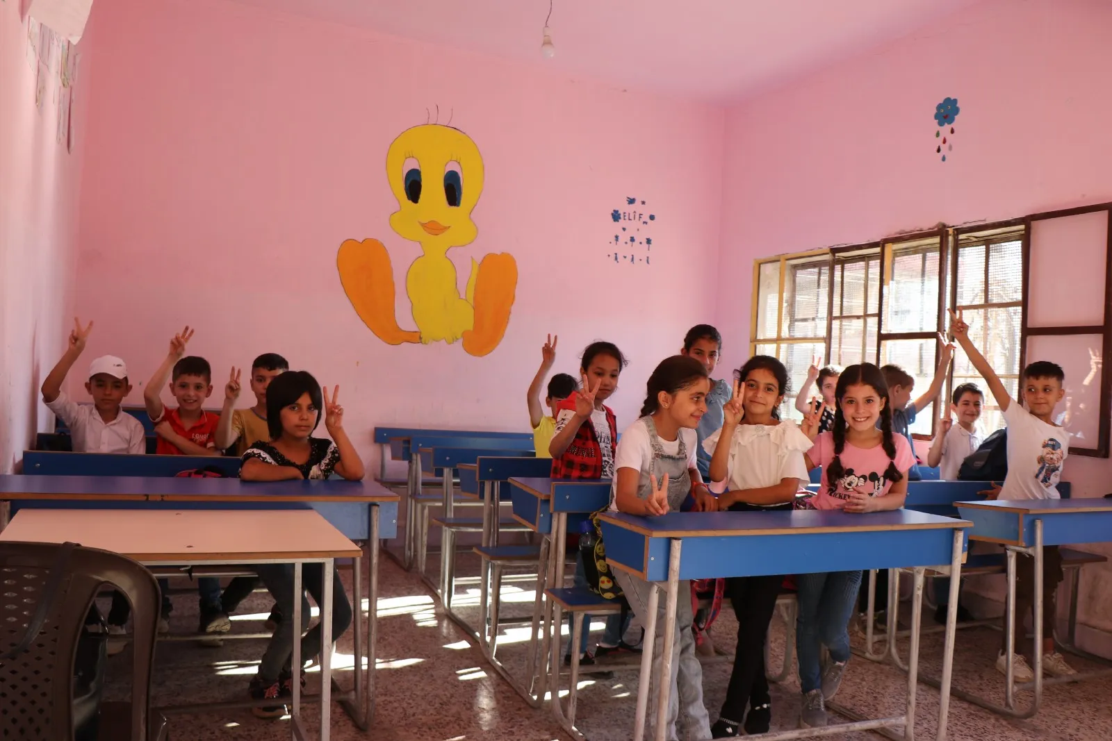 ​​​​​​​درب اللغة الكردية الطويل في حيي الشيخ مقصود والأشرفية