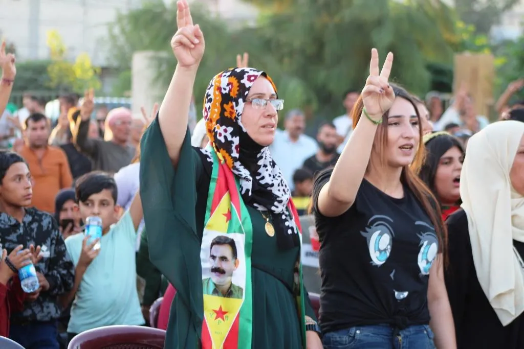 من احتفالية ذكرى ثورة 19 تموز في كوباني: سنناضل حتى تحقيق حرية القائد جسدياً