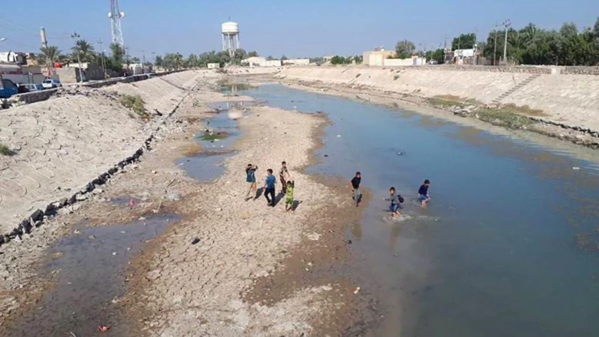 ​​​​​​​الفرات يجف في العراق وسخطٌ شعبي حيال موقف الحكومة الضعيف