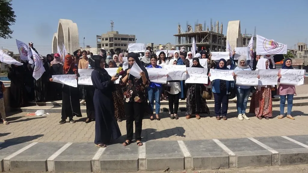 ​​​​​​​تضامن نسائي مع احتجاجات السويداء