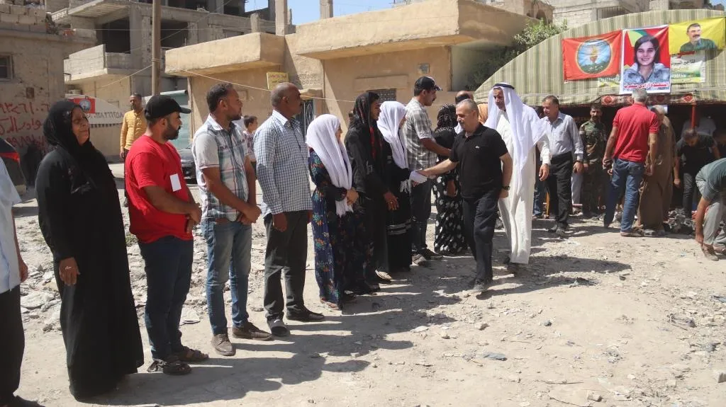 تقديم واجب العزاء لذوي مقاتلة HPG الشهيدة آزادي ستيرك