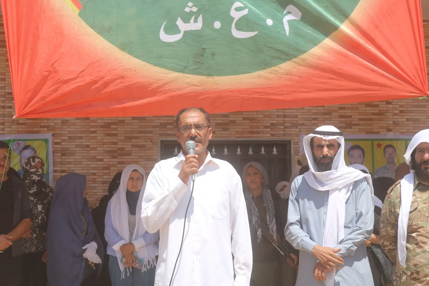 ​​​​​​​تشييع جثمان الشهيد فارس محمد الإبراهيم في تل كوجر