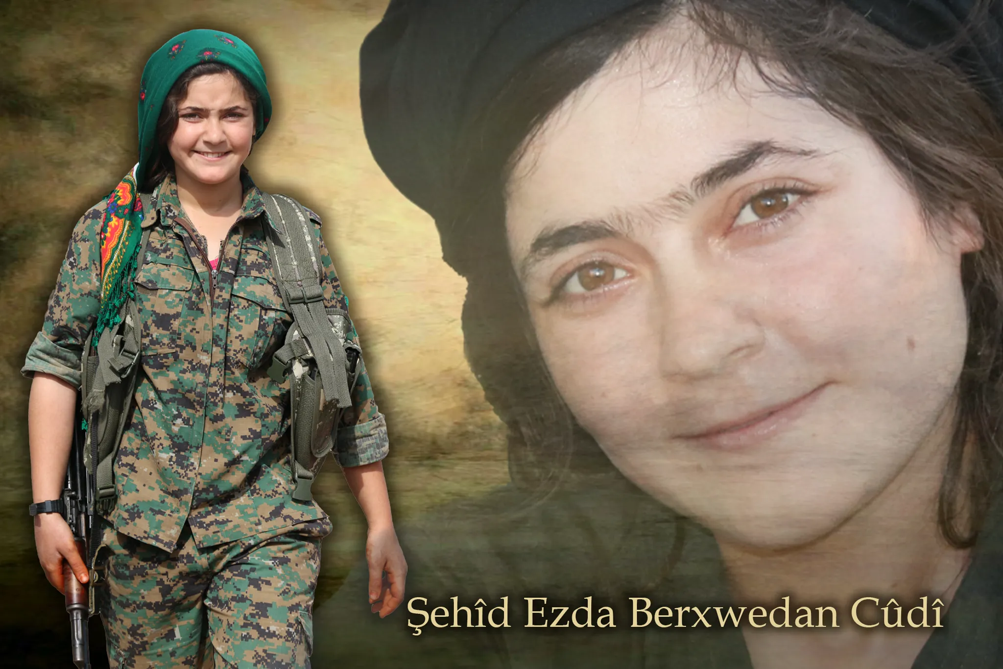 YPJ تعلن استشهاد مقاتلتها أزدا برخدان