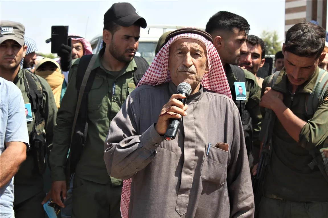 ​​​​​​​أهالي تل تمر يشيّعون جثمان عضو قوى الأمن الداخلي عبد الوكيل مصطو