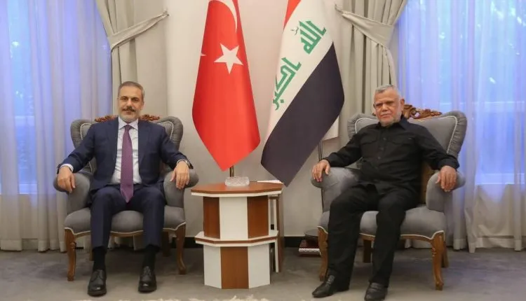 ​​​​​​​العامري يبلغ فيدان بضرورة انسحاب القوات التركية من العراق