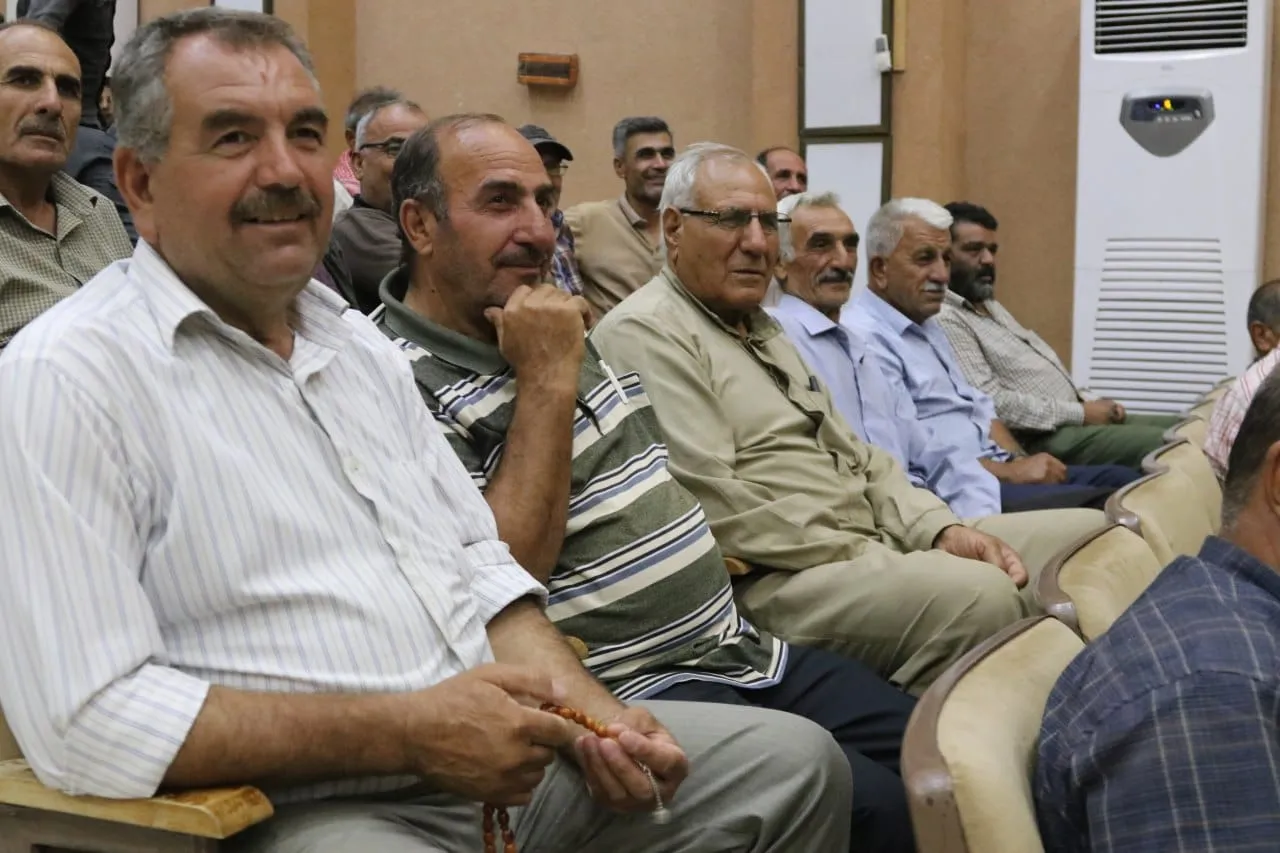الإدارة الذاتية لإقليم الجزيرة تكرّم اللجان التي حمت المحاصيل الزراعية