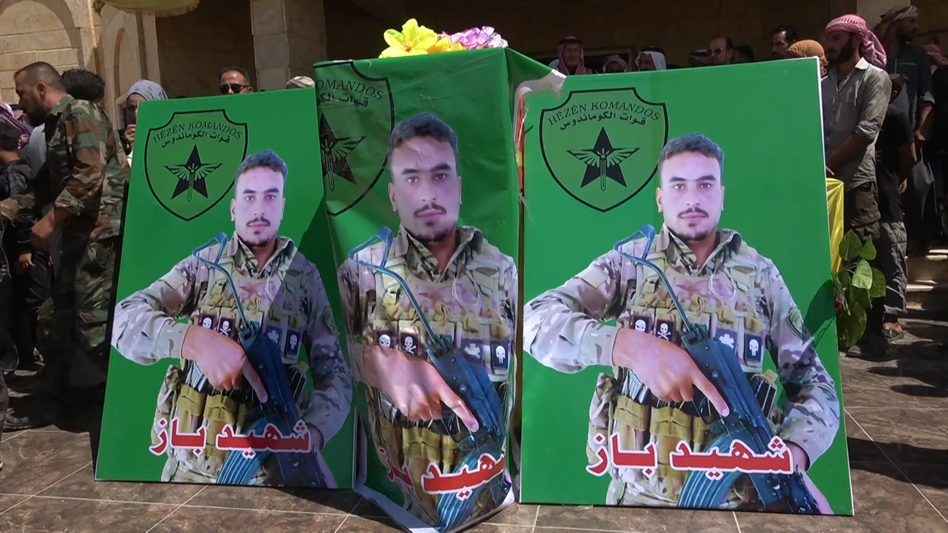 تشييع جثمان الشهيد باز إلى مثواه الأخير في دير الزور