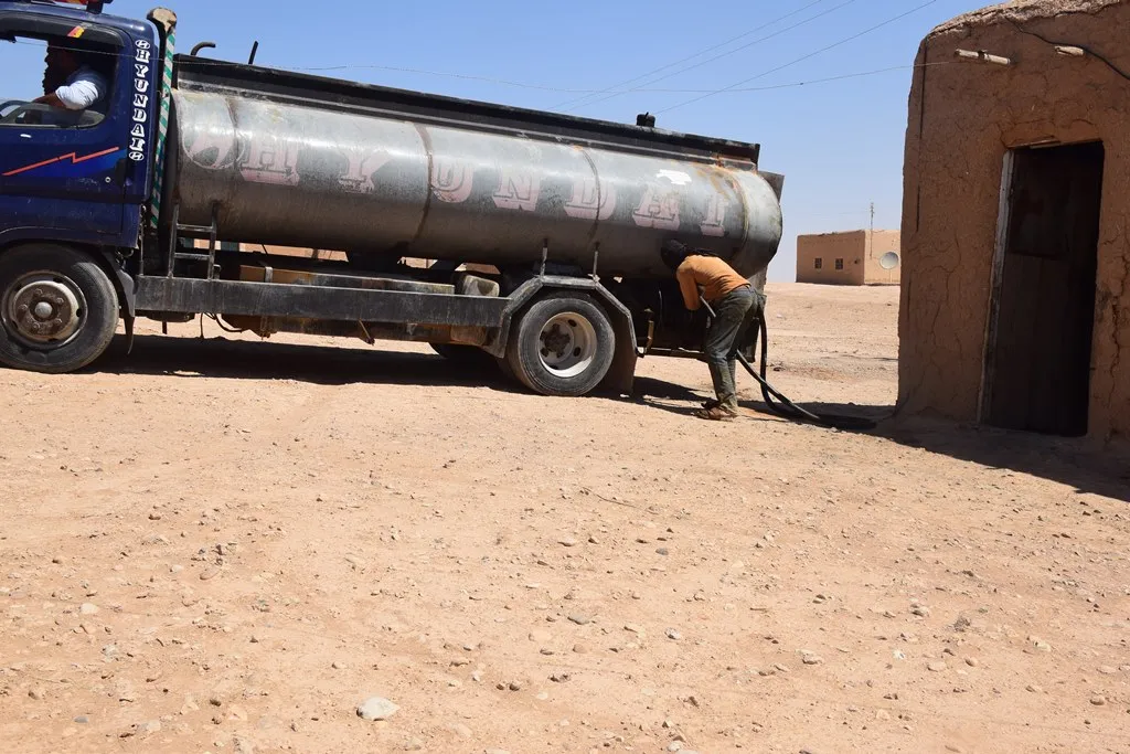 البدء بتوزيع مازوت التدفئة في ناحية الشدادي
