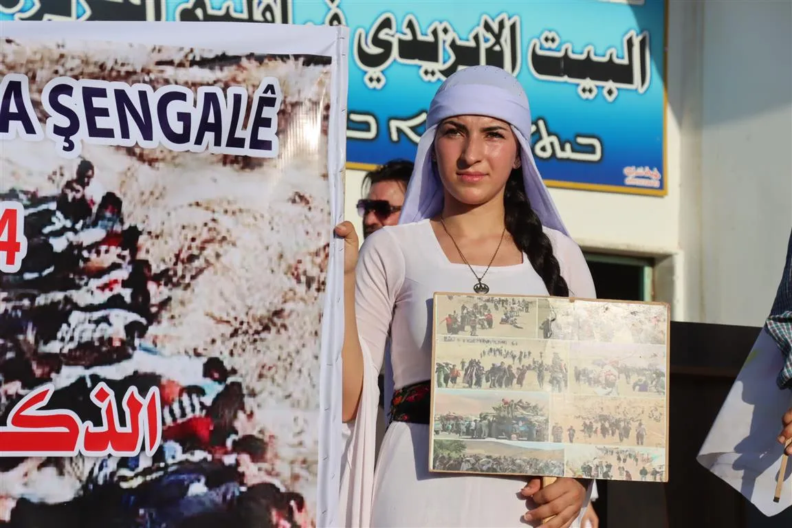 البيت الإيزيدي في الحسكة يحيي الذكرى الـ9 لمجزرة شنكال
