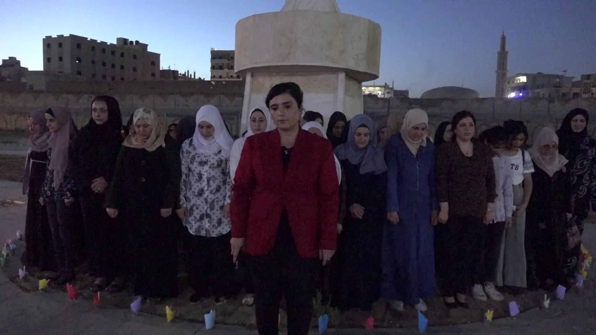 ​​​​​​​إيقاد الشموع في شمال وشرق سوريا عشية ذكرى الإبادة الجماعية بحق الإيزيديين
