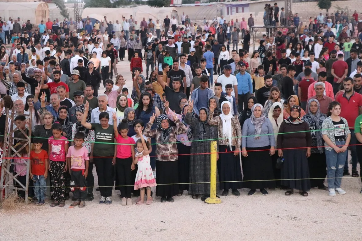 أهالي عفرين والشهباء عاهدوا على تصعيد النضال بروح 15 آب