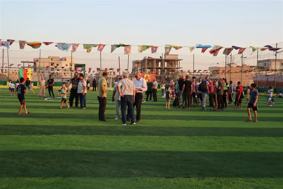 افتتاح ملعب شهداء المفتي في الحسكة