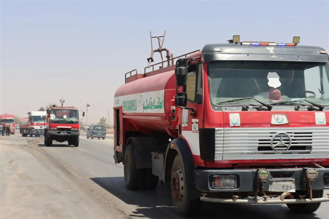 310 صهاريج وصلت إلى مدينة الحسكة
