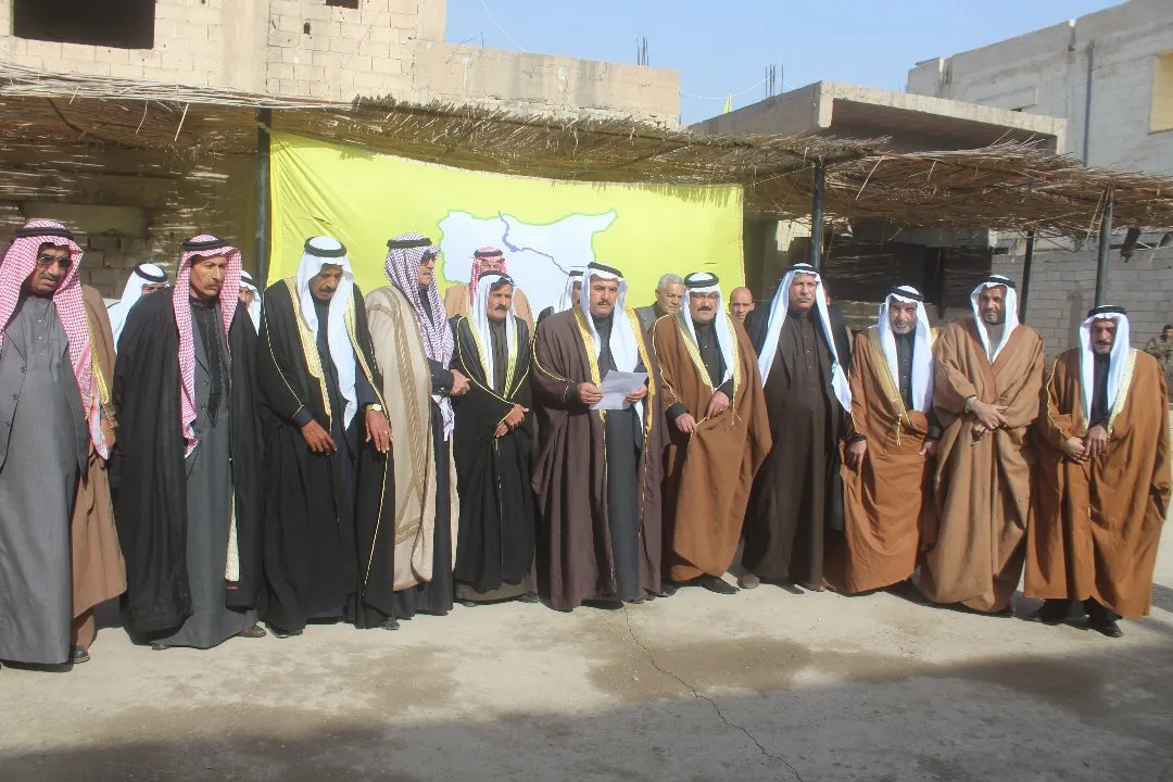 وجهاء وشيوخ العشائر في تل حميس يدعون إلى التكاتف وعدم الانجرار إلى الفتن