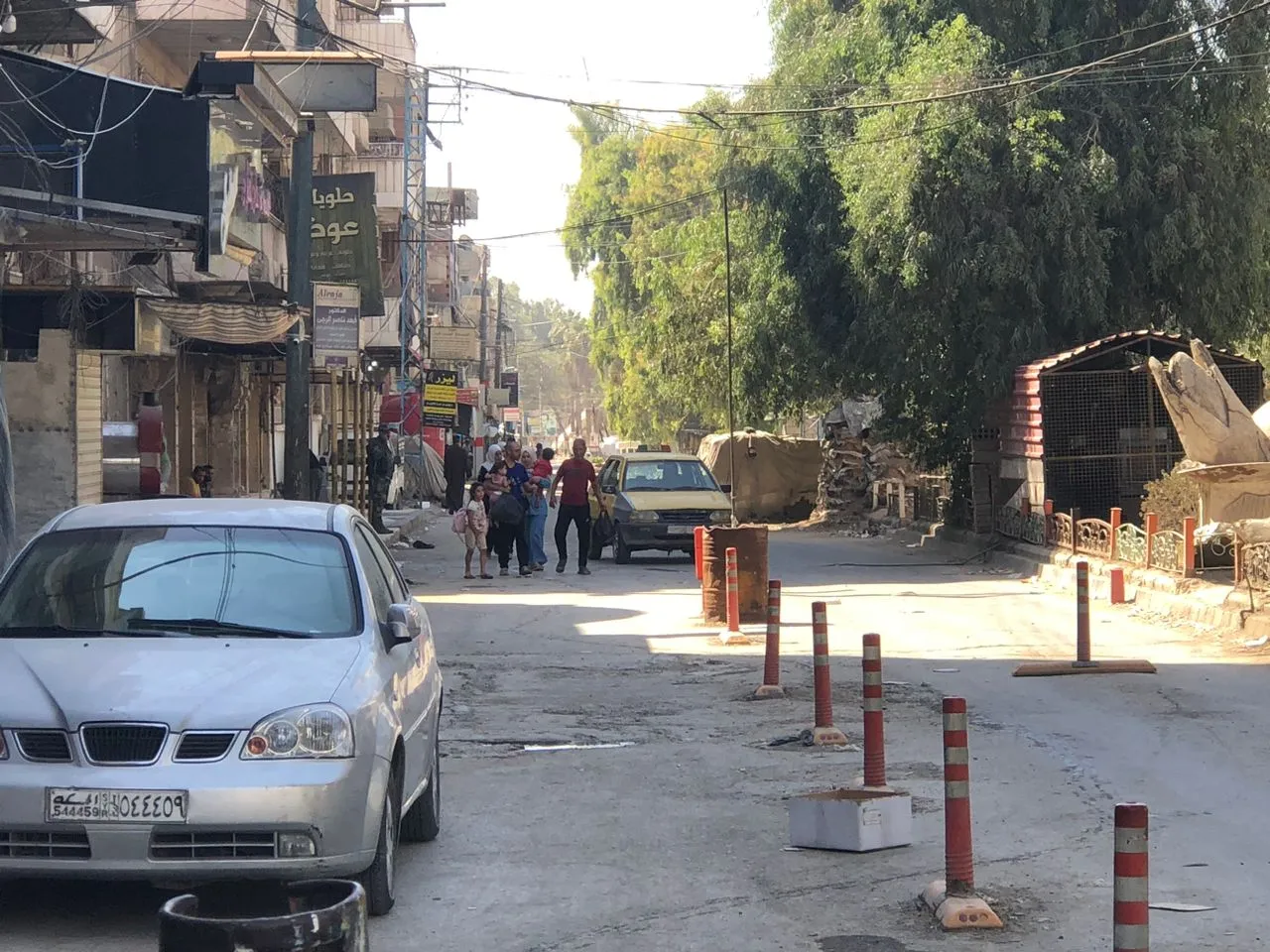 ​​​​​​​حركة نزوح من المربع الأمني باتجاه الأحياء الآمنة في مدينة الحسكة