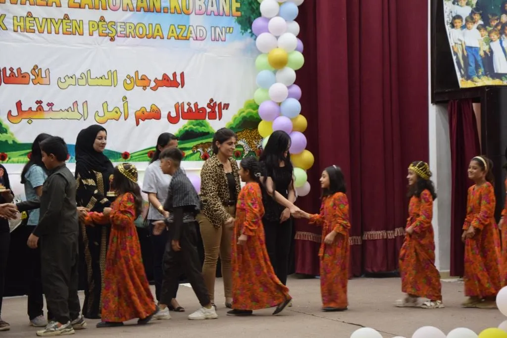 اختتام فعاليات مهرجان فن الطفل في كوباني