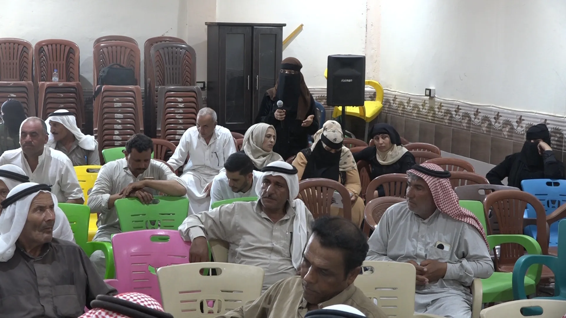 مناقشة الواقع الخدمي في اجتماع المجلس التنفيذي مع أهالي ريف دير الزور الغربي