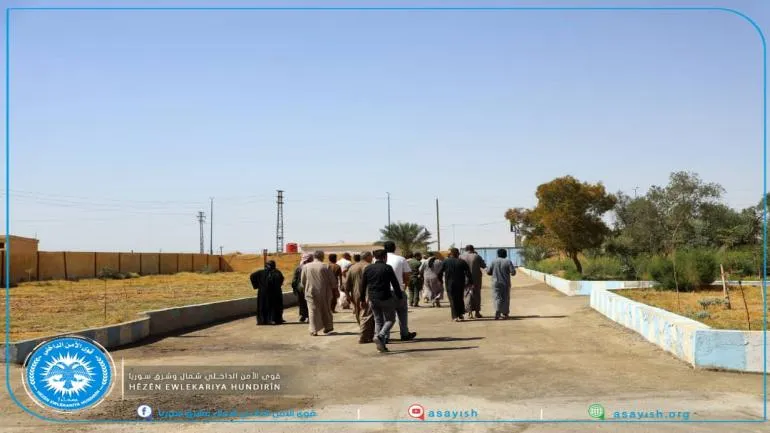قوى الأمن الداخلي تخلي سبيل أشخاص تورطوا  في أعمال التخريب في دير الزور